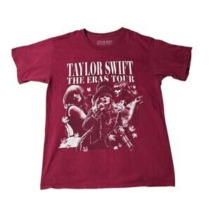 Taylor Swift Eras Tour Red TV Shirt Large